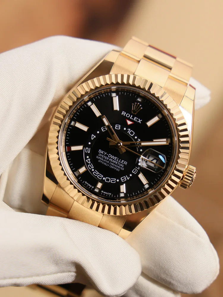 Yellow Gold Black Dial, image 1