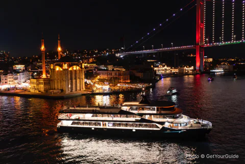 Bosphorus Dinner Cruise with Turkish Night Show