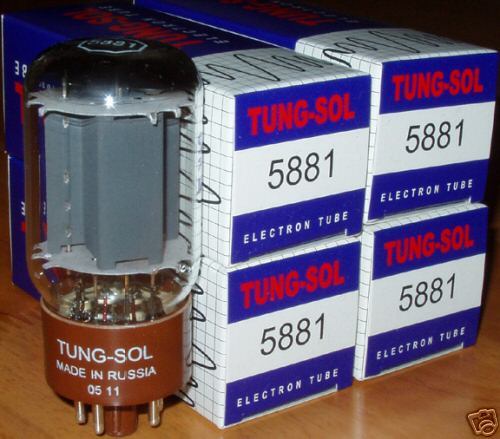 Tung Sol 5881 / 6l6 (4) Matched Reissue tubes, new