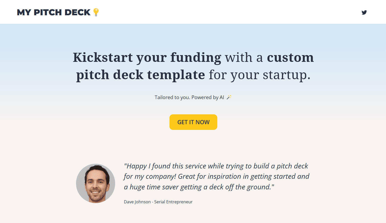 My Pitch Deck