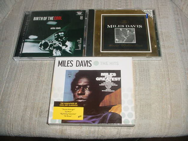JAZZ MILES DAVIS - lot of 3 cd