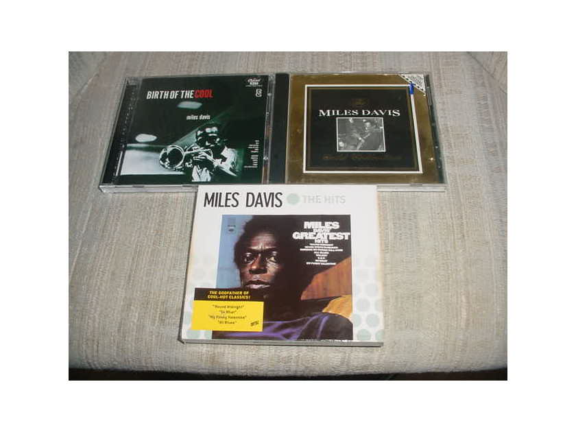 JAZZ MILES DAVIS - lot of 3 cd