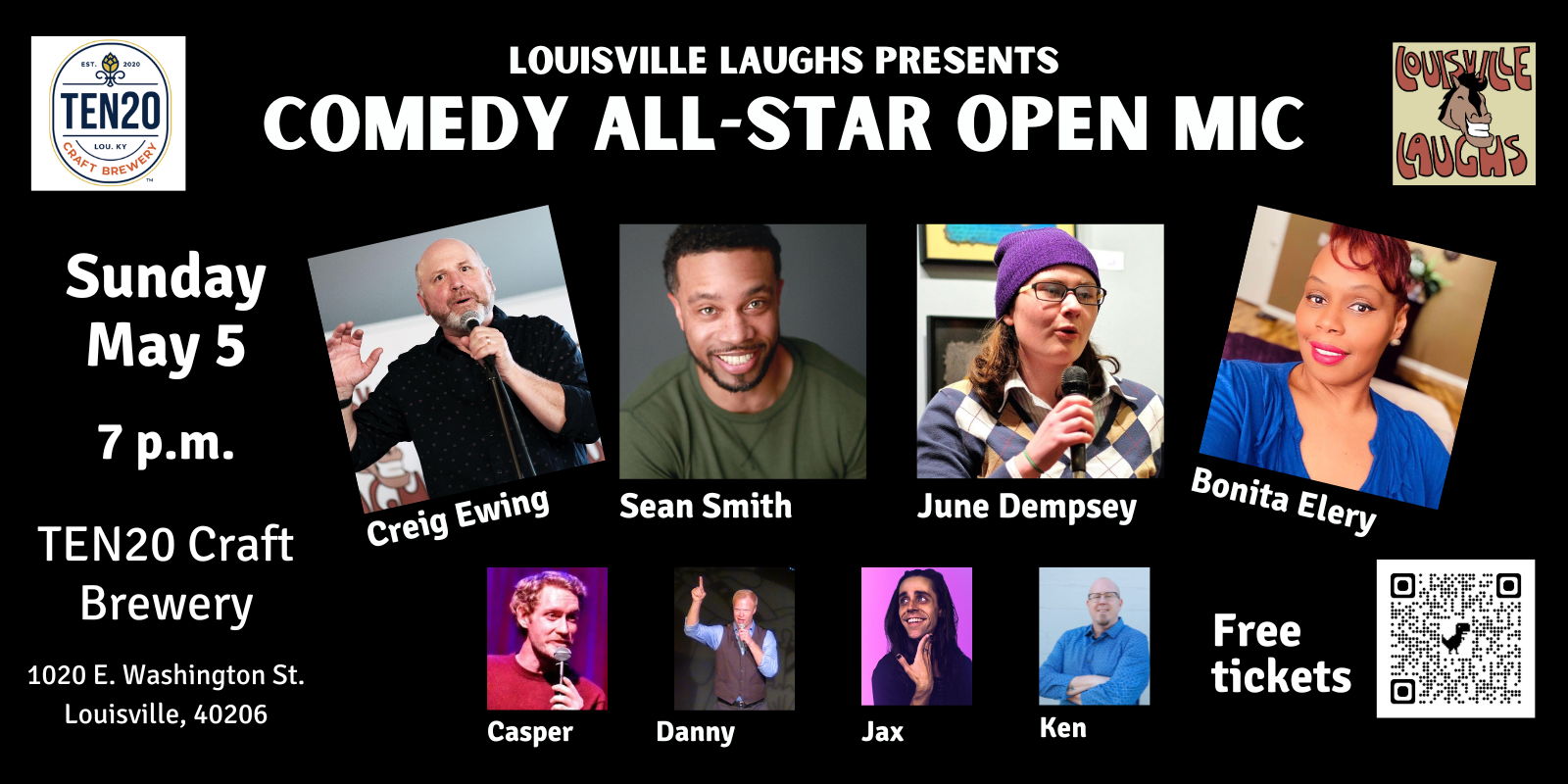 May 5 Comedy All-Star Open Mic promotional image