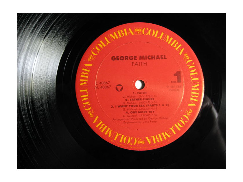 George Michael - Faith - 1987 Carrollton, GA Pressing Columbia OC 40867