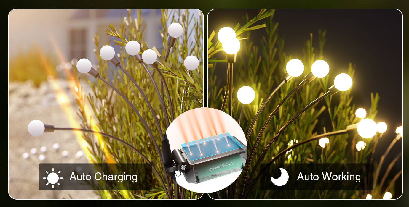 Smart solar firefly lights discount