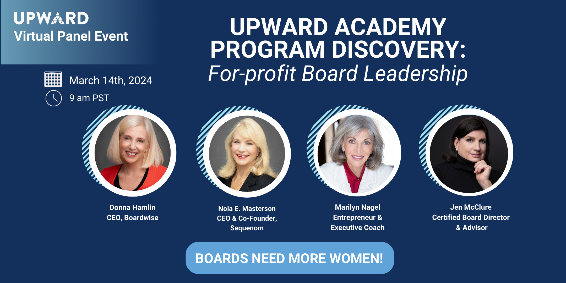 UPWARD Academy Program Discovery For profit Board Leadership