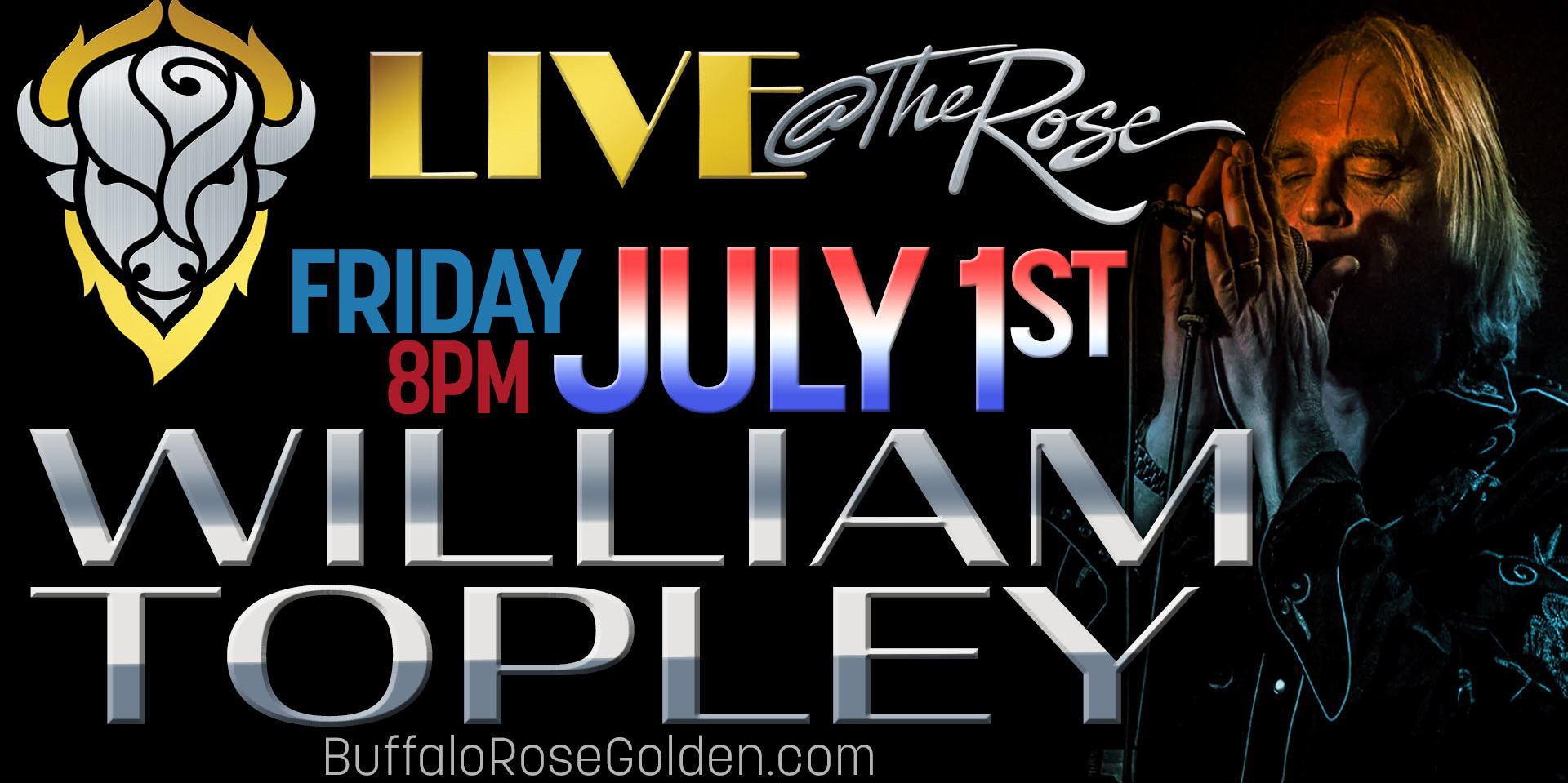 Live @ The Rose - William Topley promotional image