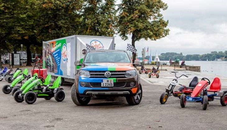 gokart team kinderevents mobil