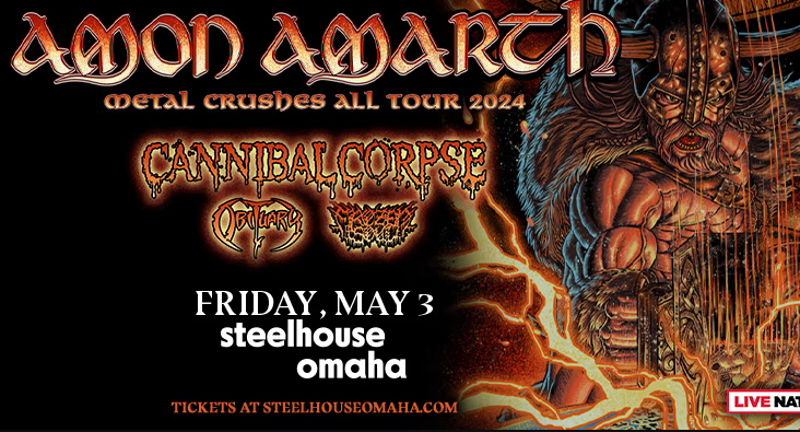 Amon Amarth: Metal Crushes All Tour 2024