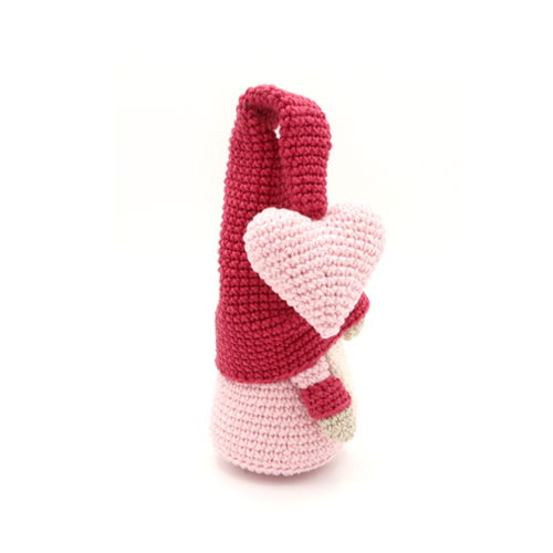 Valentine Gnome, Crochet Pattern, Amigurumi
