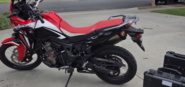 2016 HONDA AFRICA TWIN motorcycle for rent near Fresno, CA
