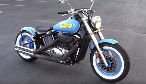 Suzuki Intruder Bobber motorcycle side view