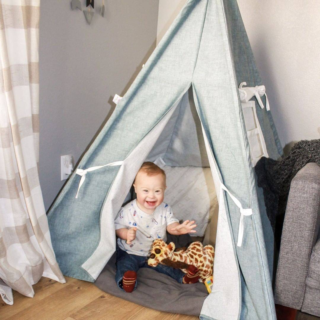 Tenda indiana Tepee per bambini Safari Adventure mattone 116x125x126 cm