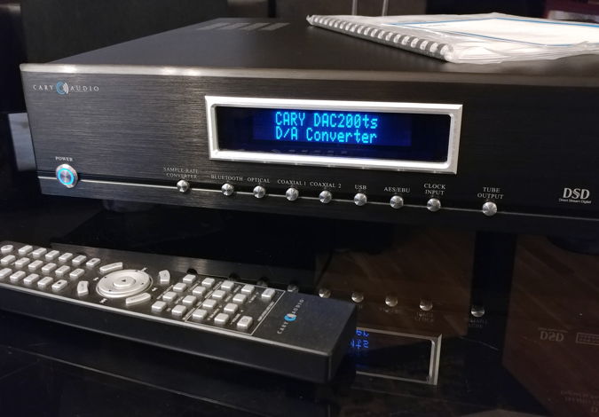 Cary Audio DAC-200ts (BLACK) Like New