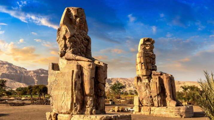 The Colossi of Memnon in Luxor