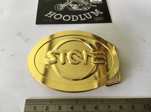 1 x GOLD coloured. BELT BUCKLE. SANDY HARBUTT - Image 2