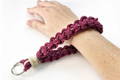 macrame keychain DIY