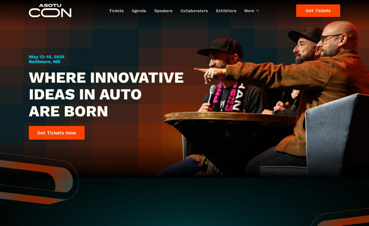 Screenshot of ASOTU CON 2026, from the conference websites collection.