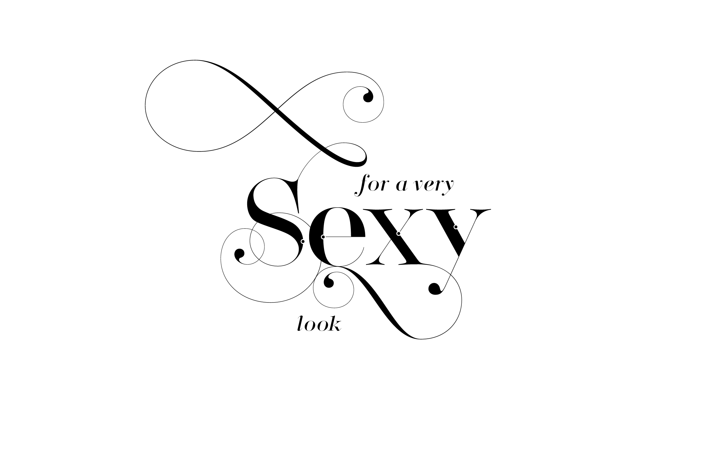 Custom sexy type collection by Moshik Nadav Typography