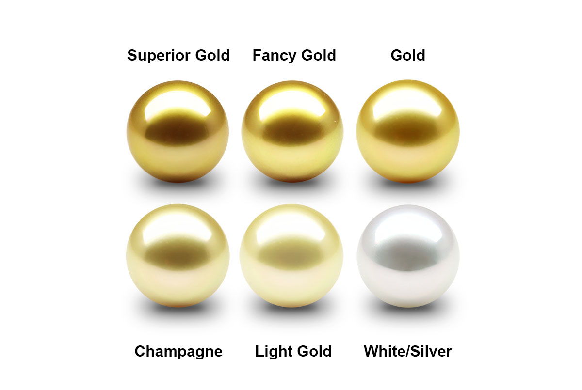 South Sea Pearl Color Chart