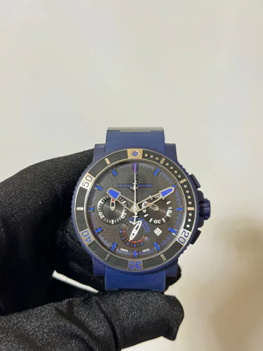 Ulysse Nardin Maxi Marine Diver Voyage Bleu Chronograph