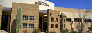 Outside Entrance of Retina Specialists of Southern Arizona Building