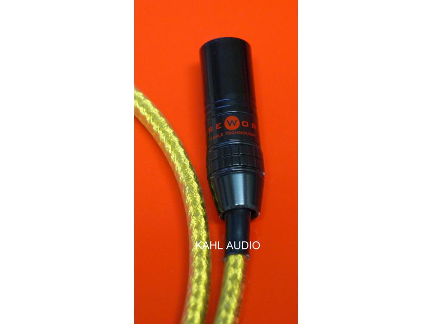 Wireworld Gold Starlight 5 110 ohm AES/EBU digital cable, 1m solid silver cable. $500