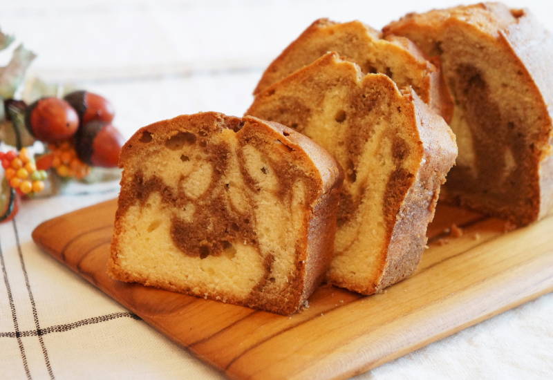 パウンドケーキ生焼けしっとり違い