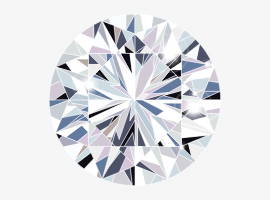 Okrągły diament