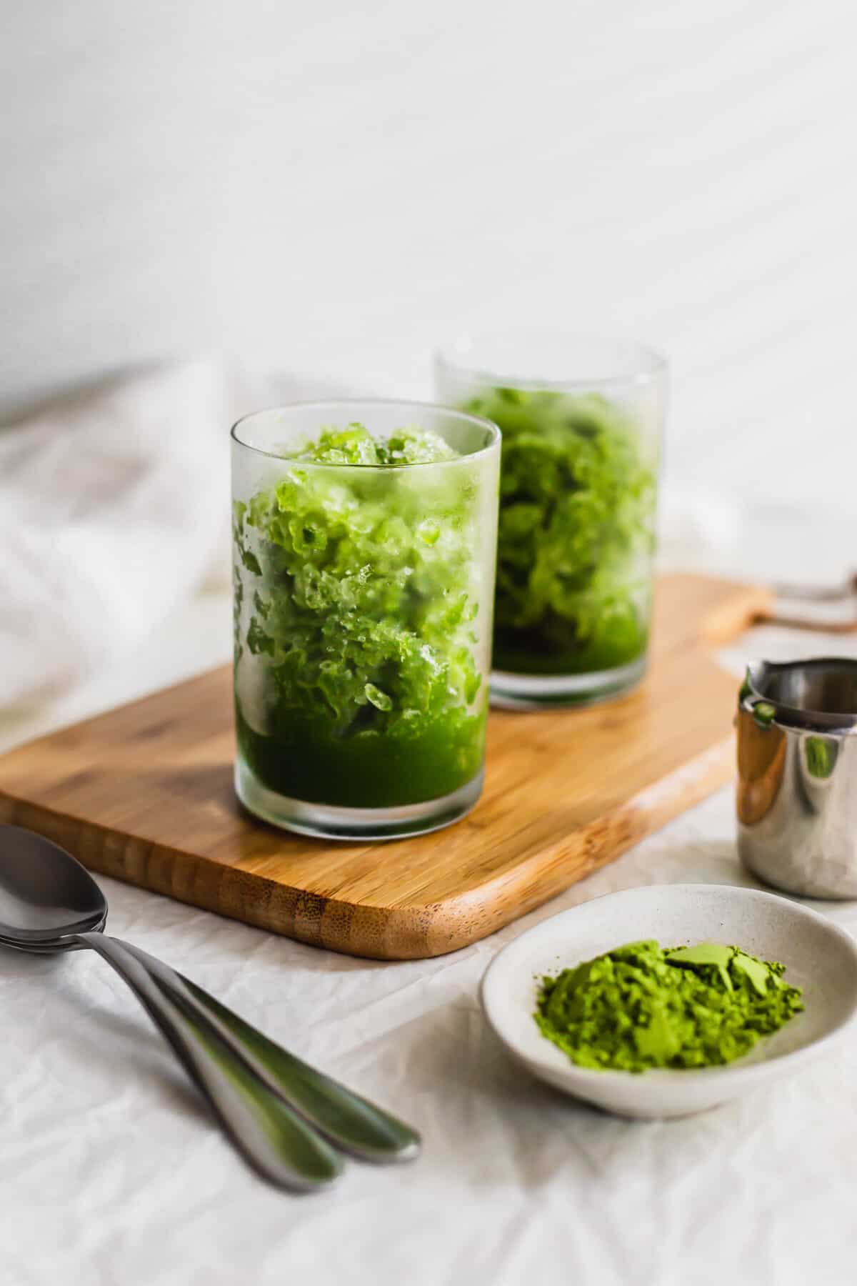 Matcha Granita | Sift & Simmer