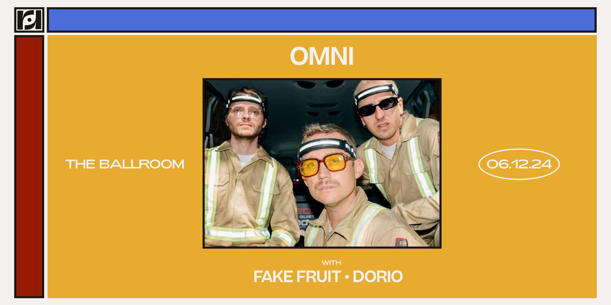 Resound Presents: Omni w/ Fake Fruit & dorio at The Ballroom  promotional image