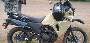 2022 KAWASAKI KLR650 ABS motorcycle for rent near Kilauea, HI