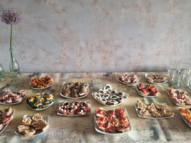 Cours de cuisine Turin: Bruschette et crostoni préparés dans les règles de l'art