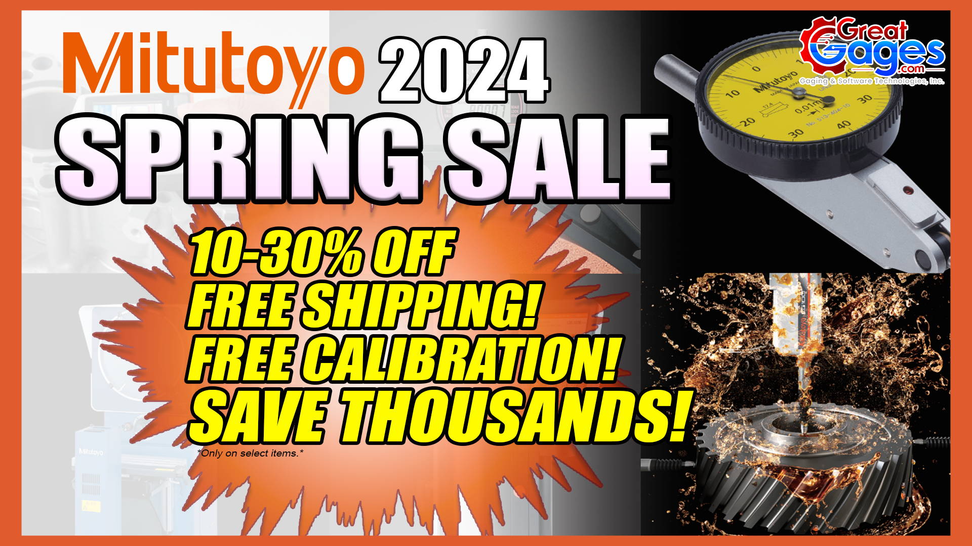 Mitutoyo Spring Promo 2024 at GreatGages.com