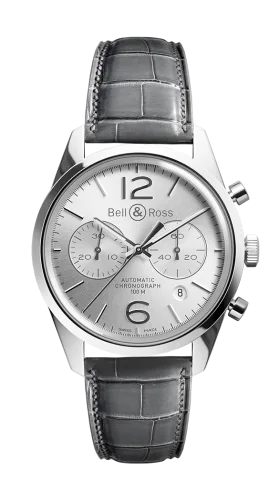 BR 126 Officer Silver Chronograph