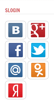 Авторизация в Joomla с помощью соц.сетей - компонент Slogin