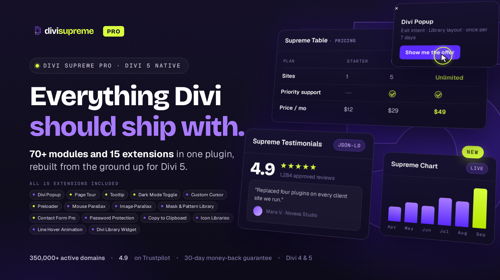 Divi Supreme Pro
