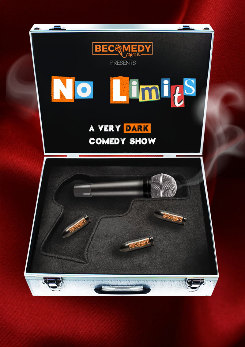 The poster for BeComedy UK Presents: No Limits