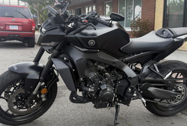 2025 YAMAHA MT-09 motorcycle for rent near Wilmington, NC