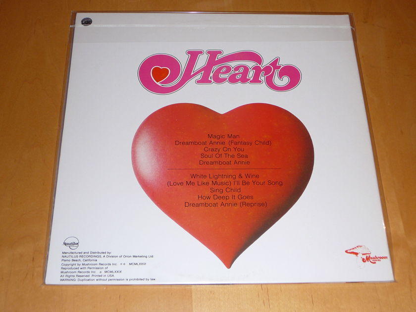 (LP) Heart Dreamboat Annie (Nautilus Super Disc)