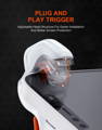 big big won m1 jet mobile gaming trigger for fps shooting games adjustable PLUG AND PLAY TRIGGER