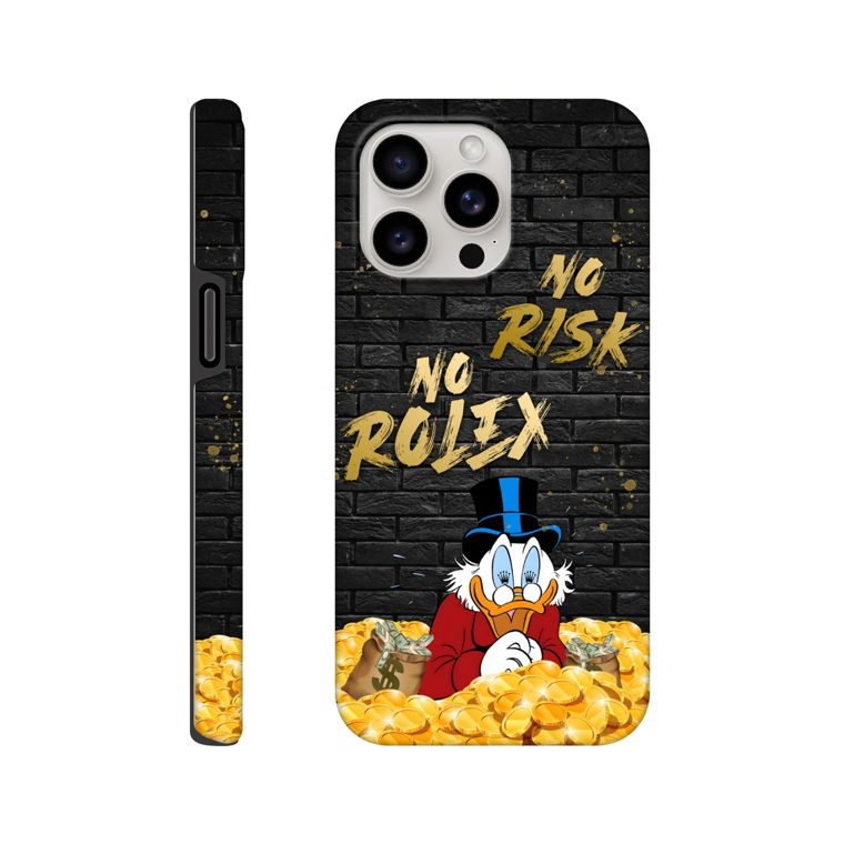 No Risk, No Rolex Iphone Hülle
