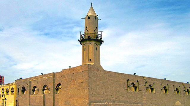 Amr ibn Al-A'as Mosque in Cairo, Egypt Amr ibn Al-A'as Mosque in Cairo, Egypt