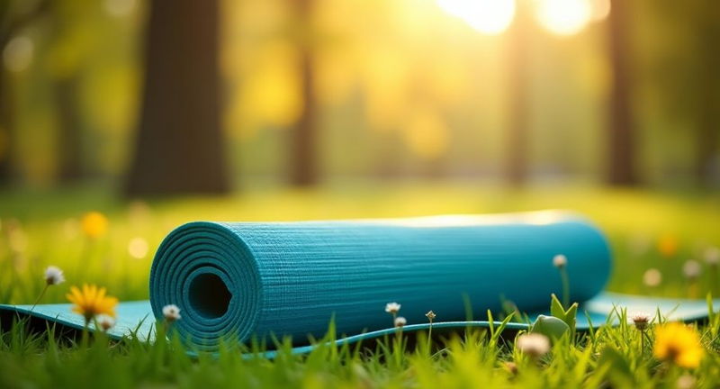 Poster for Sunset Yoga in Montford Park