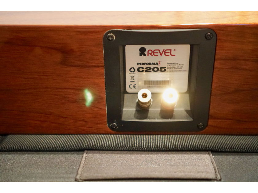 Revel C205 Performa3 Center Channel Speaker(walnut) W/  Revel CSTAND(Black) w/ Free Shipping