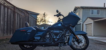 2021 HARLEY-DAVIDSON FLTRXS ROAD GLIDE SPECIAL "BILLARD TEAL" motorcycle for rent near Millbrae, CA