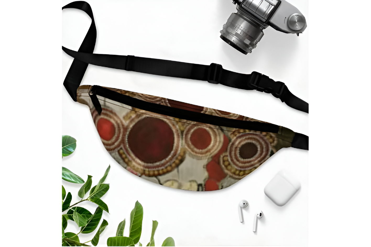 Bohemian Chic Fanny Pack, Art-Inspired Festival Waist Bag wear any where any time - Image 3