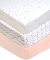 American Baby 3-Piece Fitted Crib Sheet