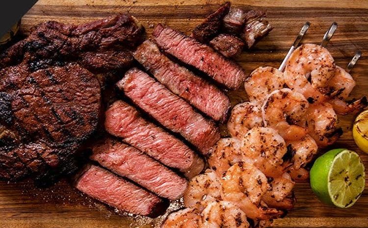 Photo of FATHER'S DAY DELUXE MIXED GRILL Tomahawk Steak, Jumbo Shrimp, Chicken