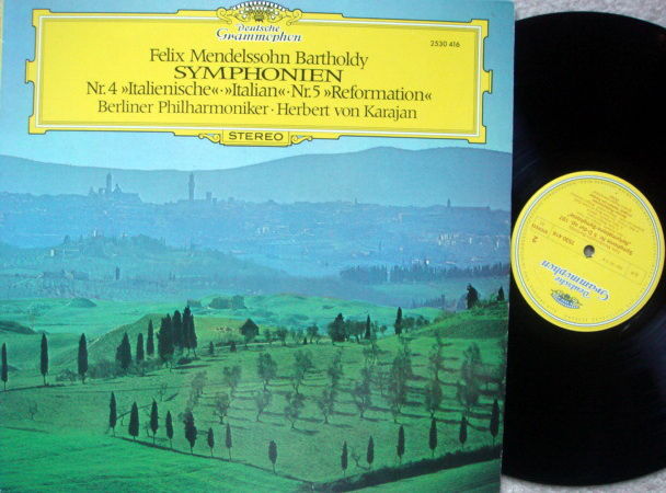 DG / KARAJAN/BPO, - Mendelssohn Symphony No.4 Italian &...